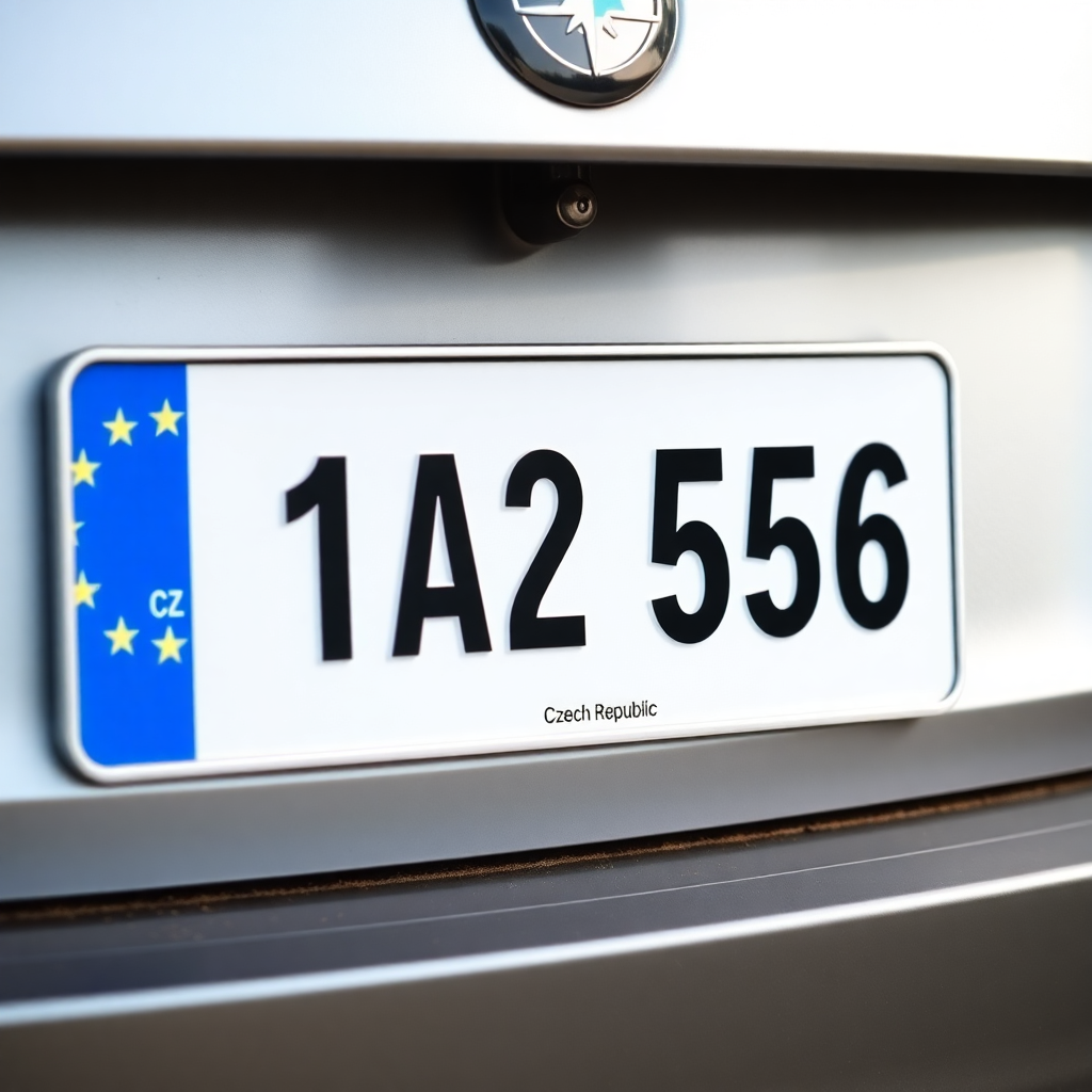 cz plaque d'immatriculation