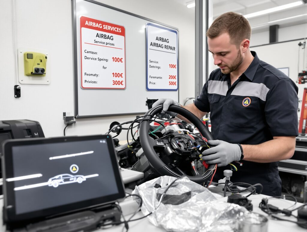 prix reparation airbag