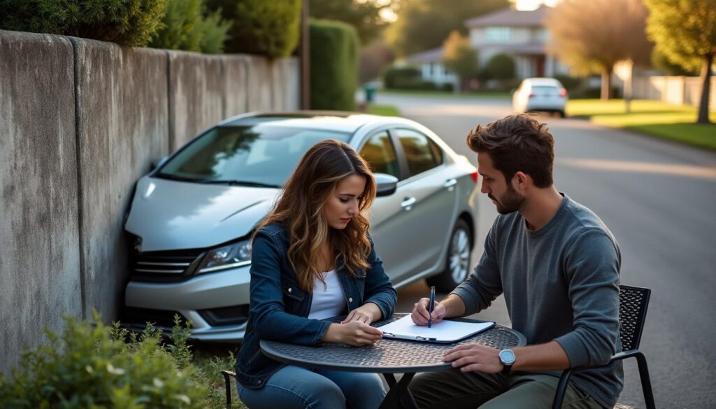 apprenez étape par étape comment remplir un constat amiable après un choc entre votre voiture et un mur, pour faciliter vos démarches d'assurance.