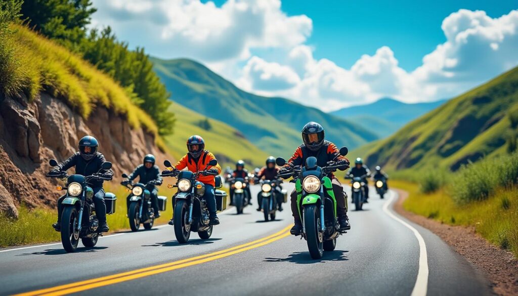 découvrez nos balades moto organisées avec des itinéraires soigneusement sélectionnés, des conseils pratiques pour rouler en toute sécurité et les meilleures offres pour profiter pleinement de votre passion.
